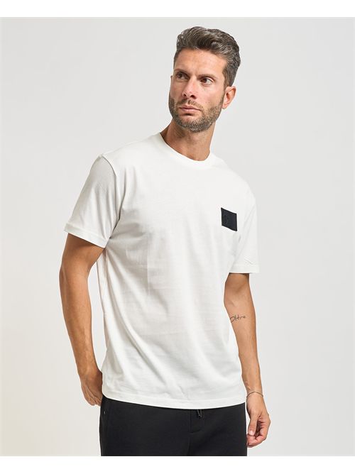 Men's Armani Exchange T-shirt with logo patch ARMANI EXCHANGE | XM001456-AF10358U0009